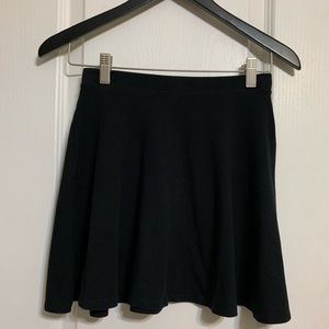 Black Mini Circle Skirt